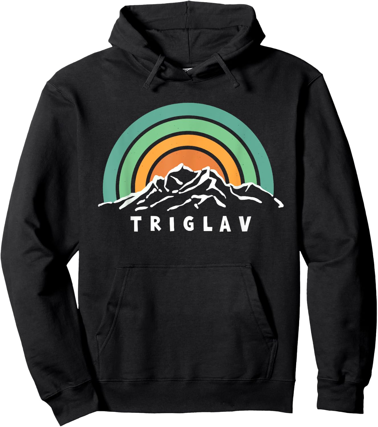 Triglav Slovenia Kranjska Gora Mountain Hiking Souvenir Hoodie - Hoodie | Black