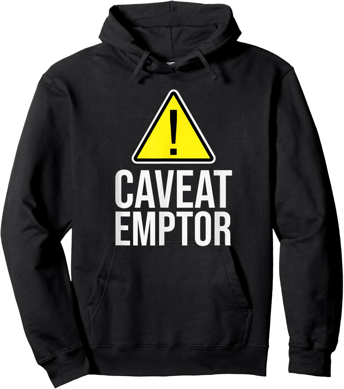 Caveat Emptor - Buyer Beware v.1 Hoodie - Hoodie | Black