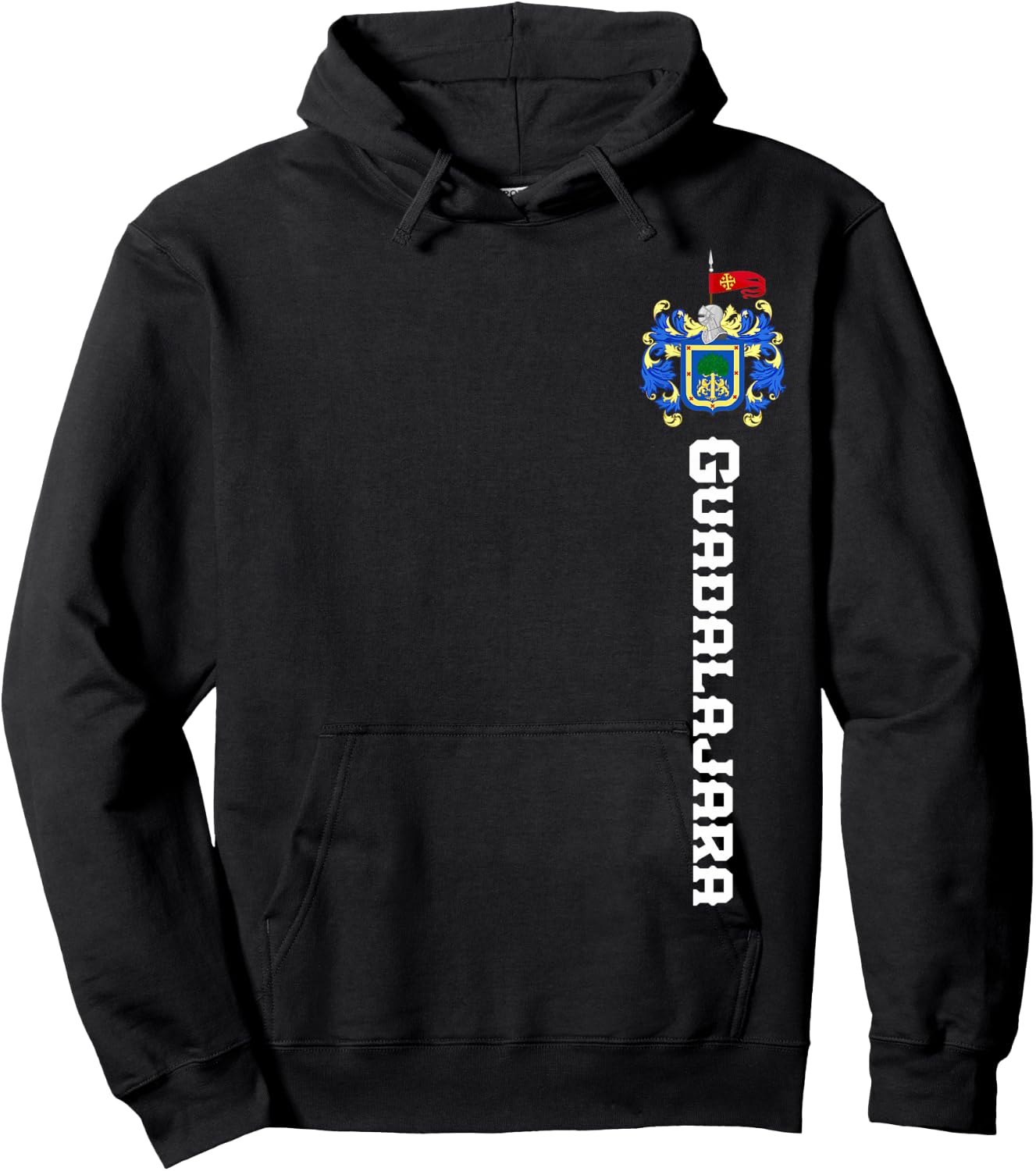 Guadalajara De Jalisco De Mexico Escudo Eagle Aguila Emblem Hoodie - Hoodie | Black