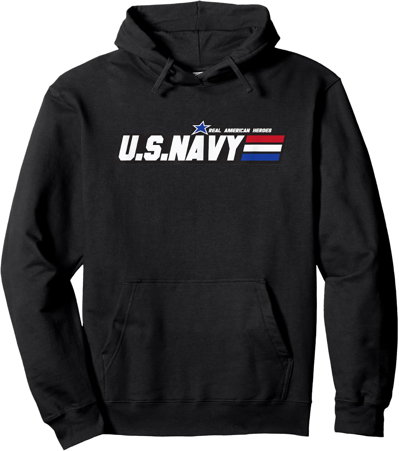 Real American Heroes - Us Navy Hoodie - Hoodie | Black
