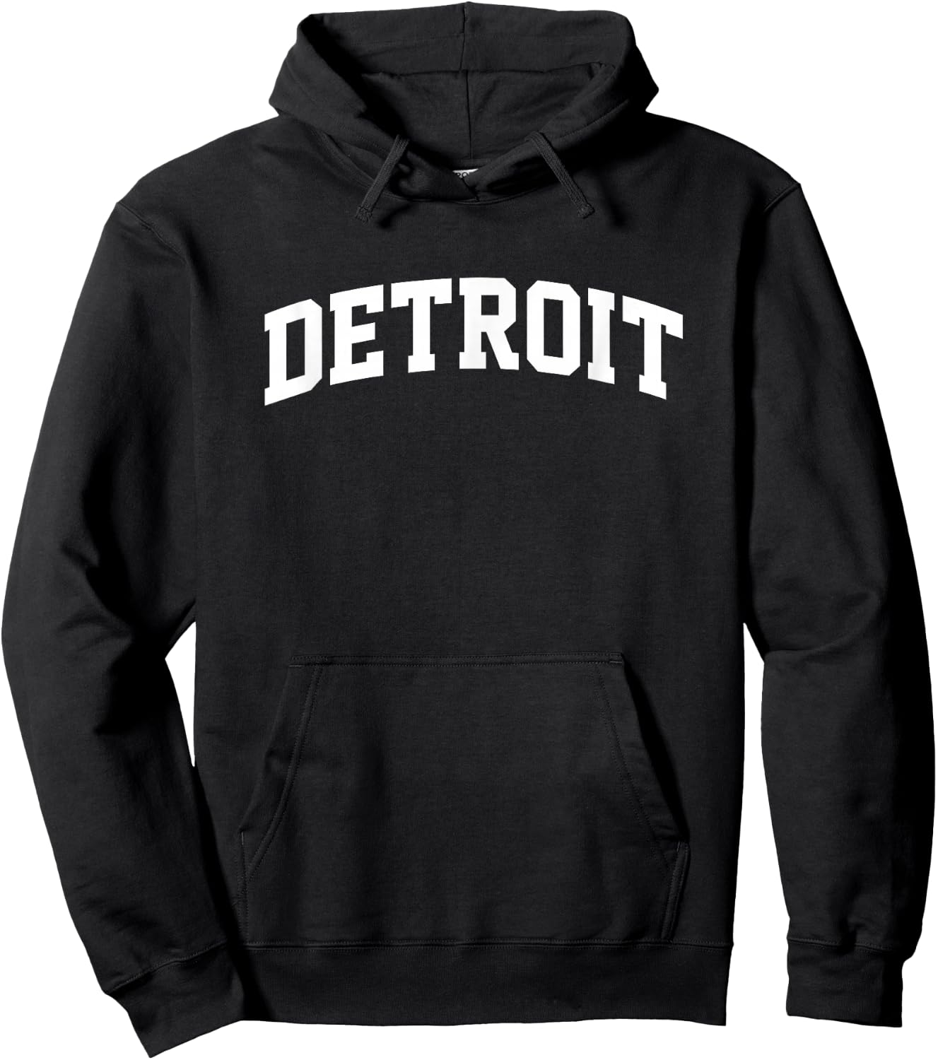 Detroit Arch Vintage Athletic Sports Fan USA Dark Hoodie - Hoodie | Black