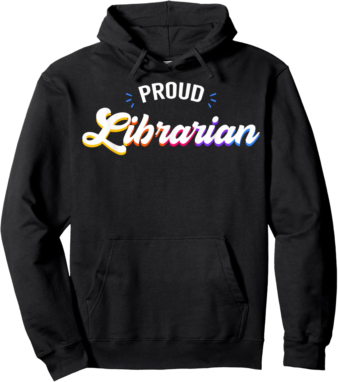 Proud Librarian Job Hoodie - Hoodie | Black