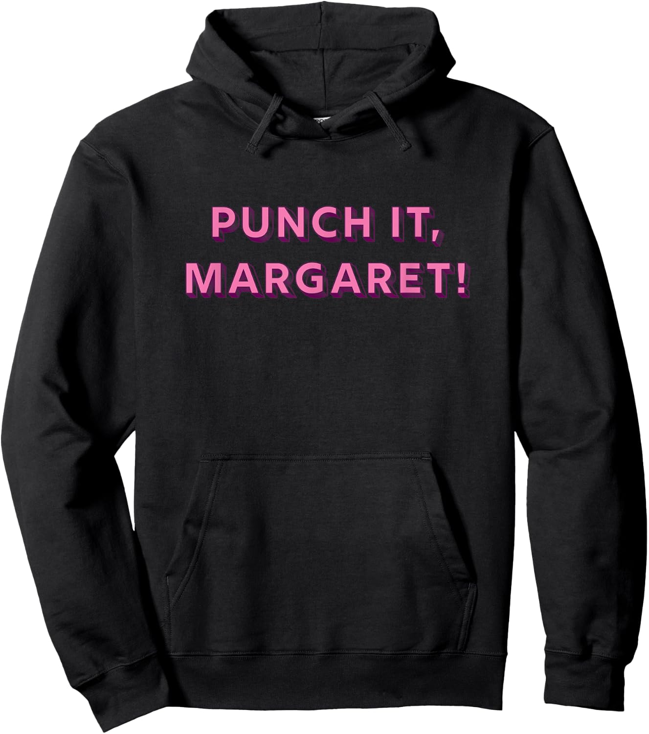 Punch it Margaret! Vintage Retro 1980's Nostalgia Hoodie - Hoodie | Black