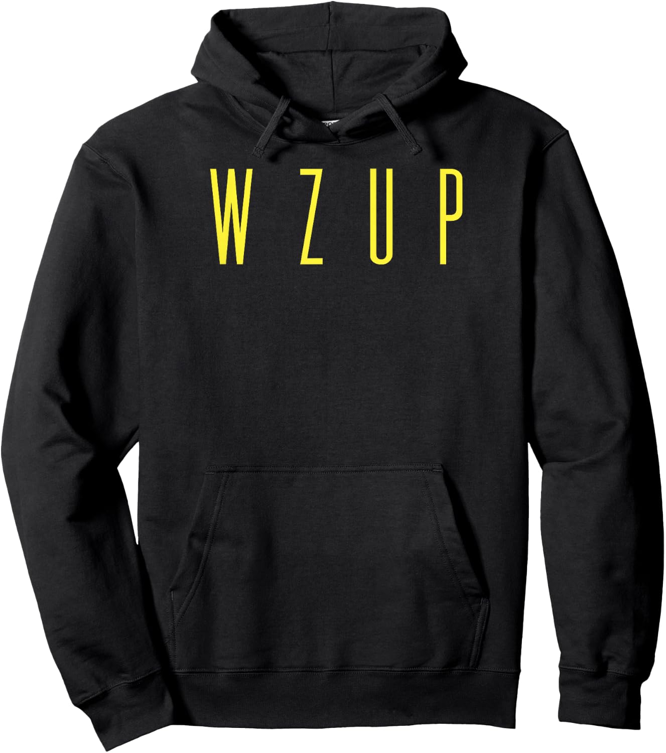 WZUP Wazzup What's Up Funny English Hoodie - Hoodie | Black