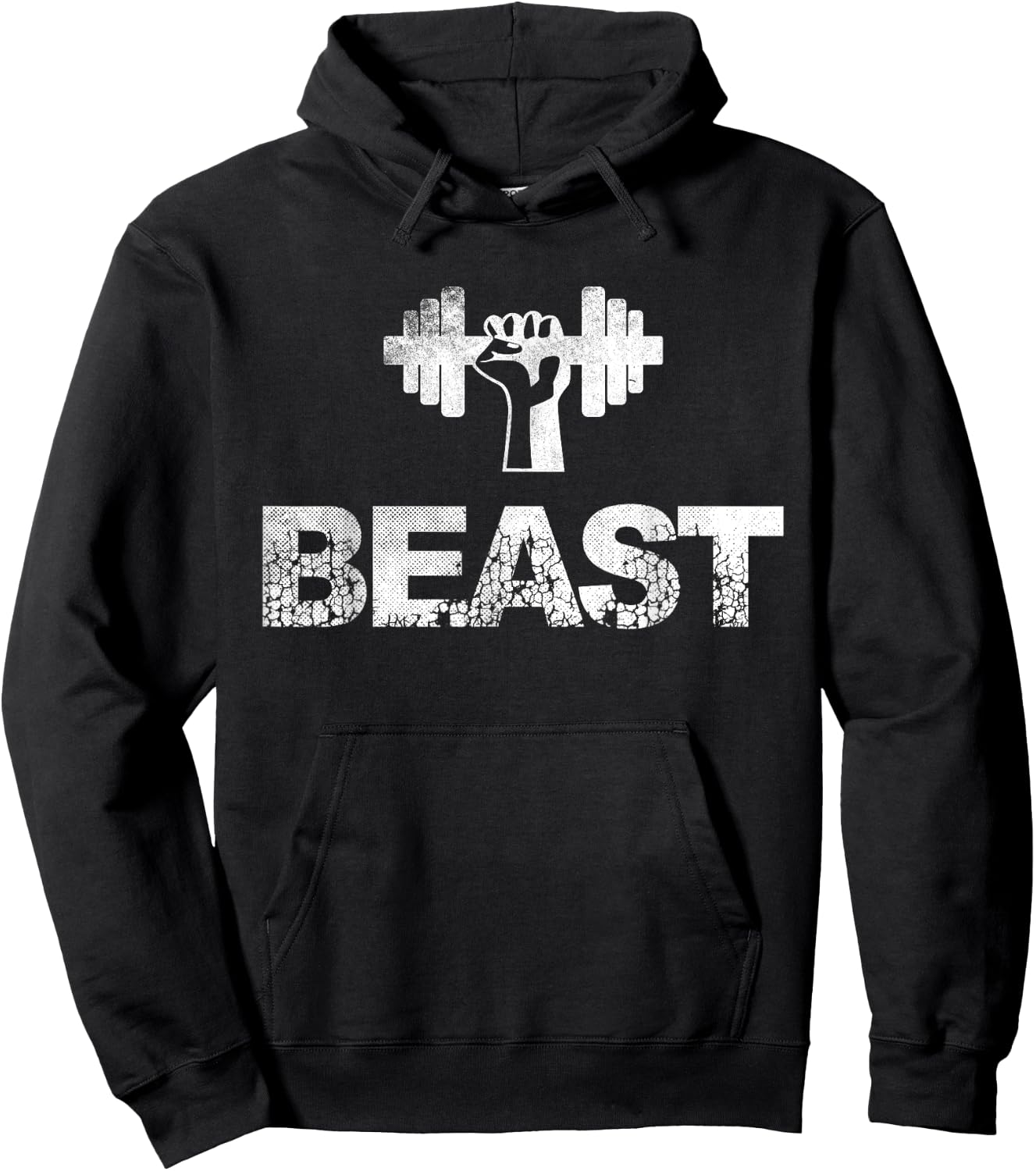 Beast Gym T Shirt Workout Bodybuilding Gift Hoodie - Hoodie | Black