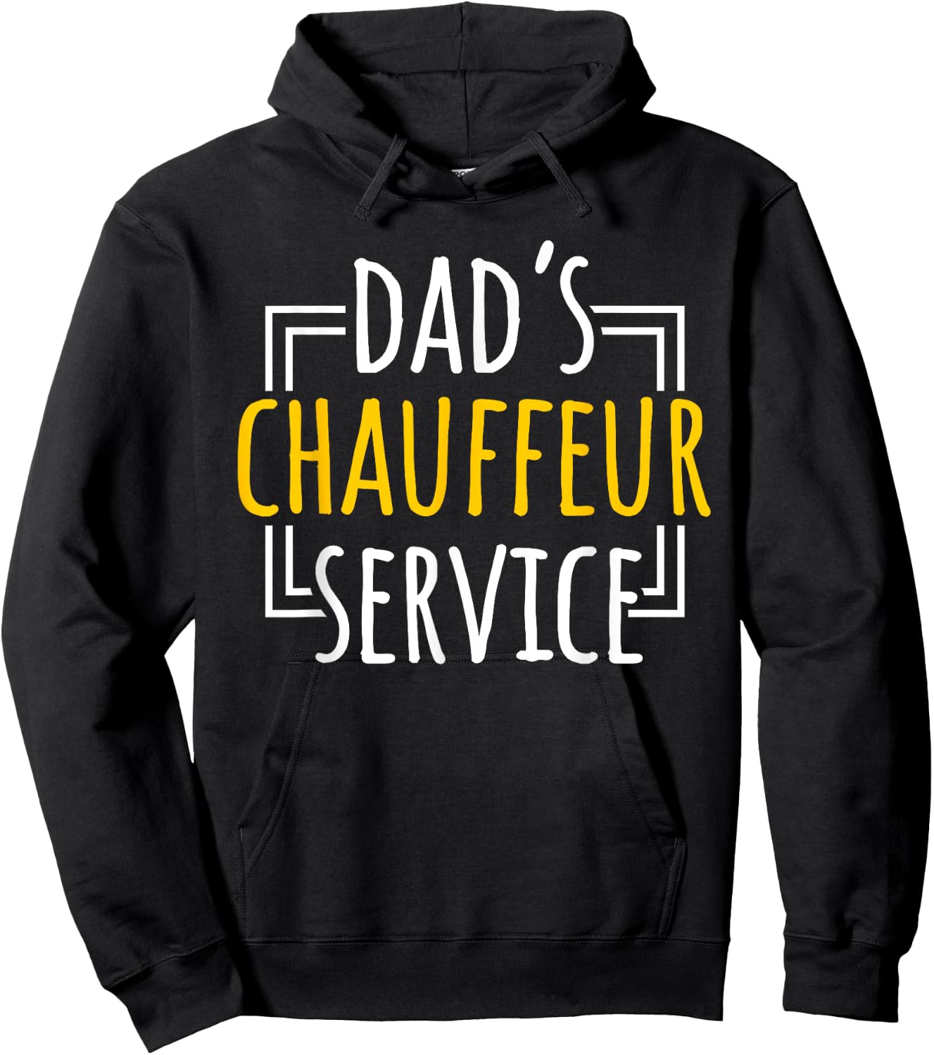 Chauffeur Dad Professional Driver Carpooler Father's Day Hoodie - Hoodie | Black