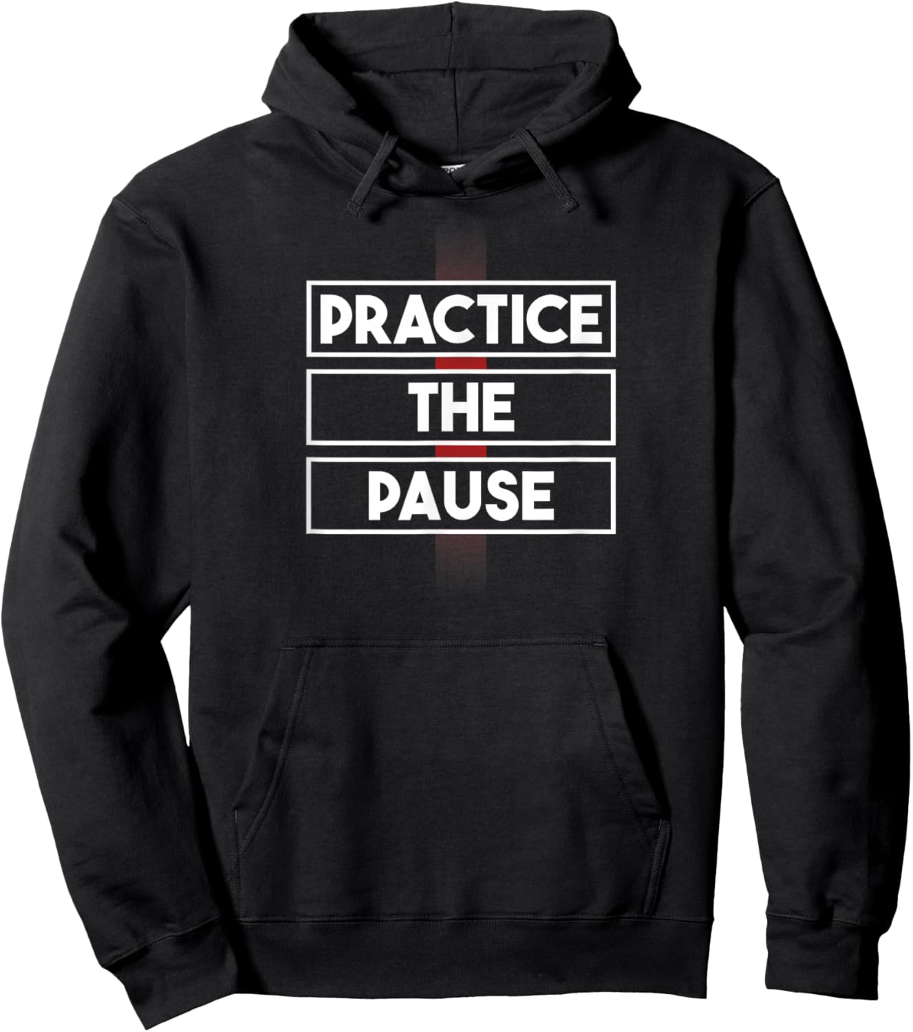 Mindfulness Gifts Practice The Pause Meditation Mindful Hoodie - Hoodie | Black
