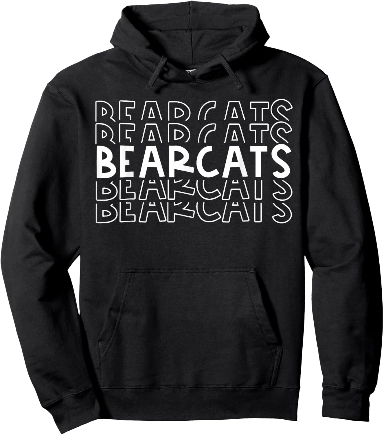 Bearcats School Sports Team Mascot Town Go College Athlete Hoodie - Hoodie | Black