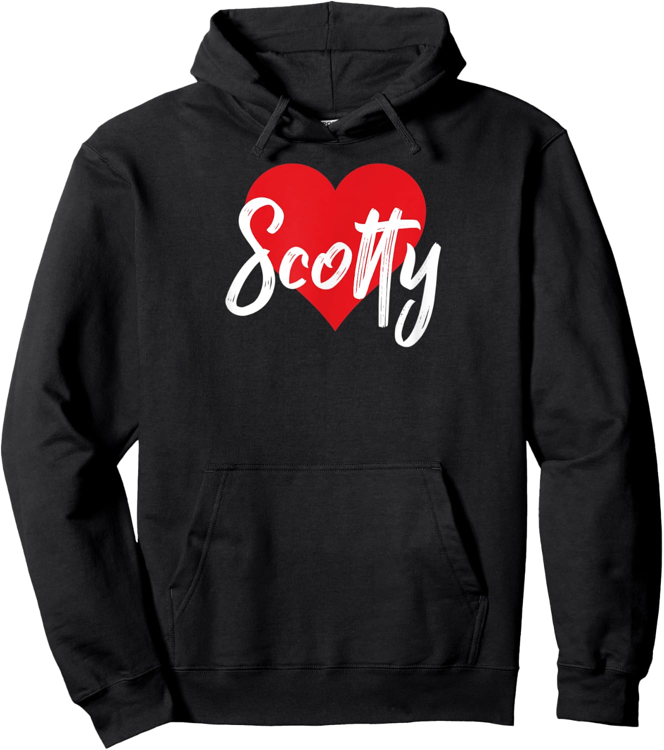 I Love Scotty First Name I Heart Named Hoodie - Hoodie | Black