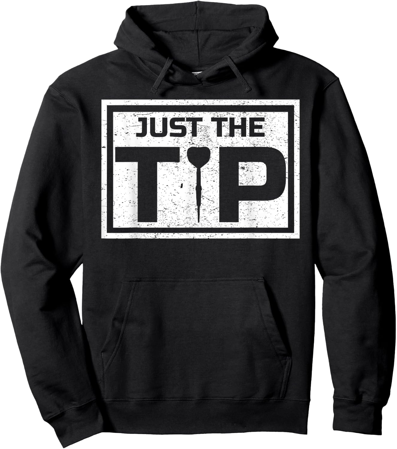Darts Shirt Just The Tip Dart Player Father's Day Gift Hoodie - Hoodie | Black