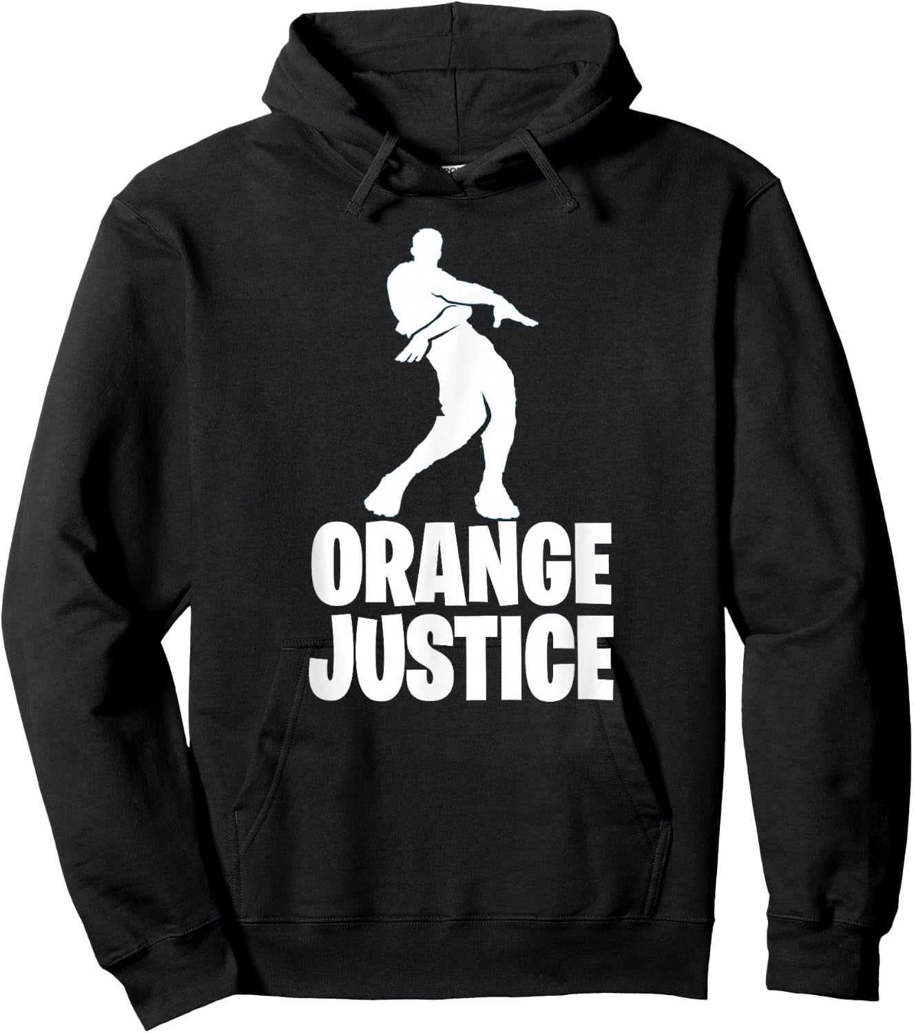 Orange Justice Shirt Hoodie - Hoodie | Black