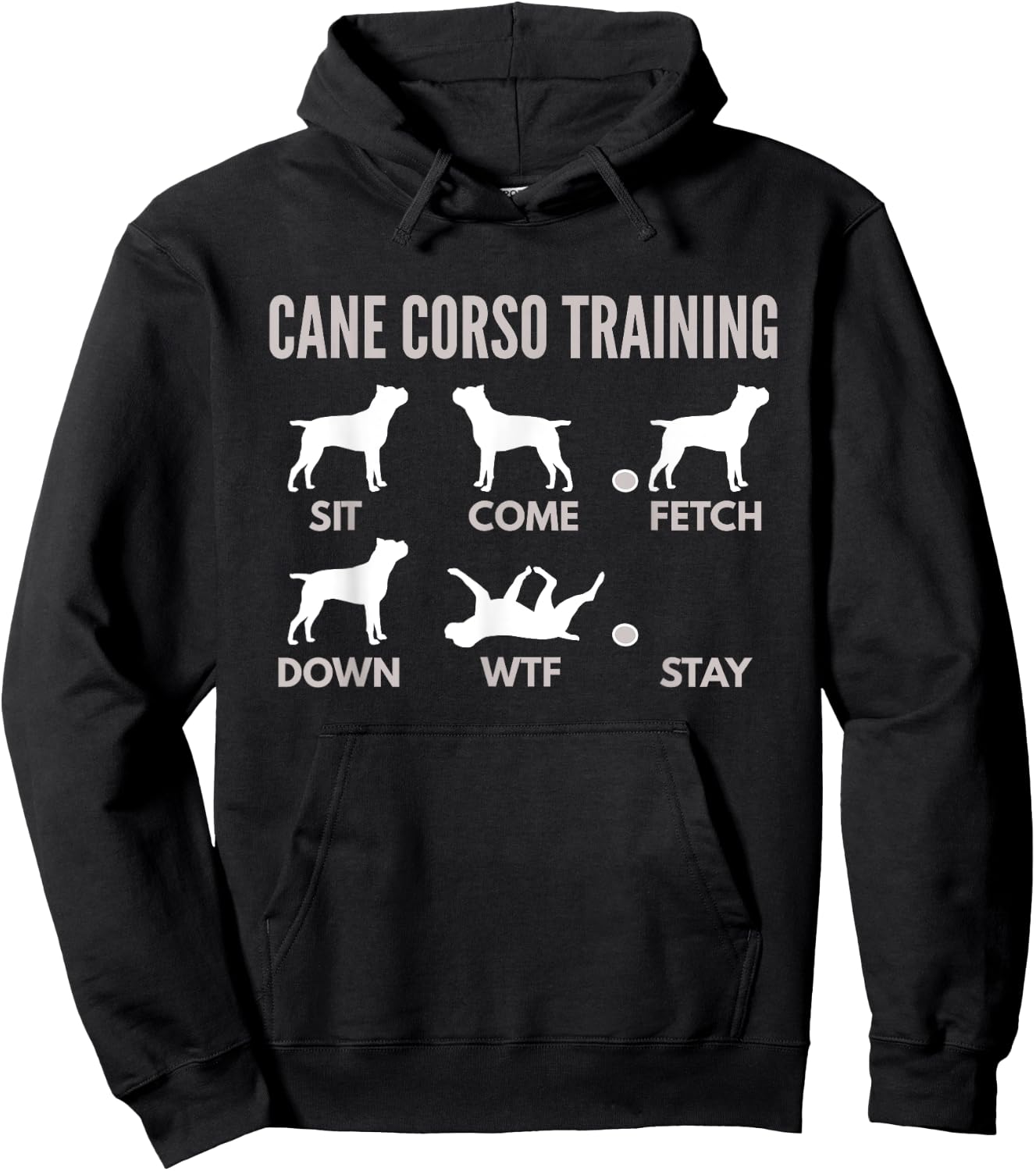 Cane Corso Shirts - Italian Mastiff Hoodie - Hoodie | Black