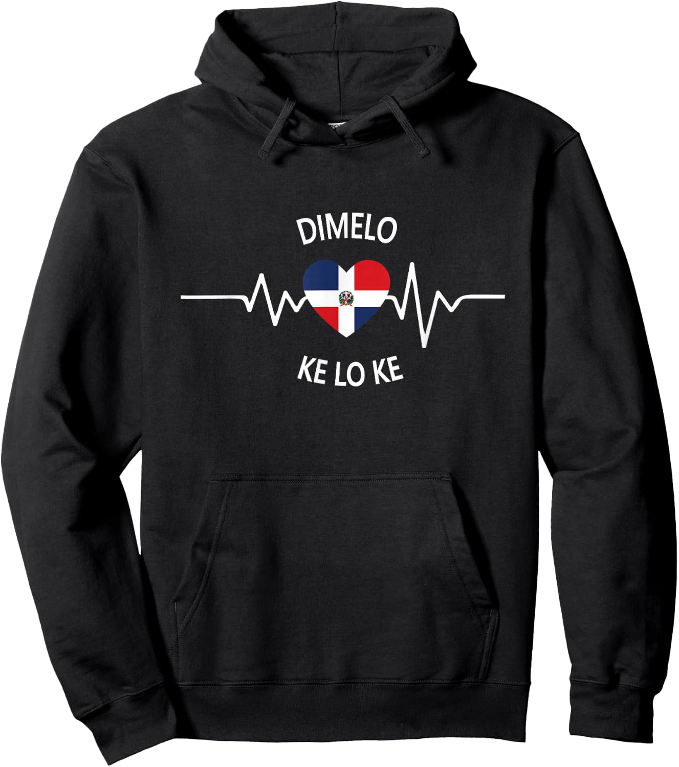 Dimelo KE LO KE KLK Funny Dominican Republic Hoodie - Hoodie | Black