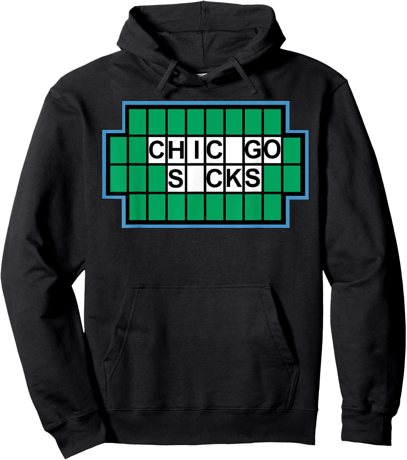 Chicago Sucks funny I Hate Chicago - Chicago Sucks Hoodie - Hoodie | Black