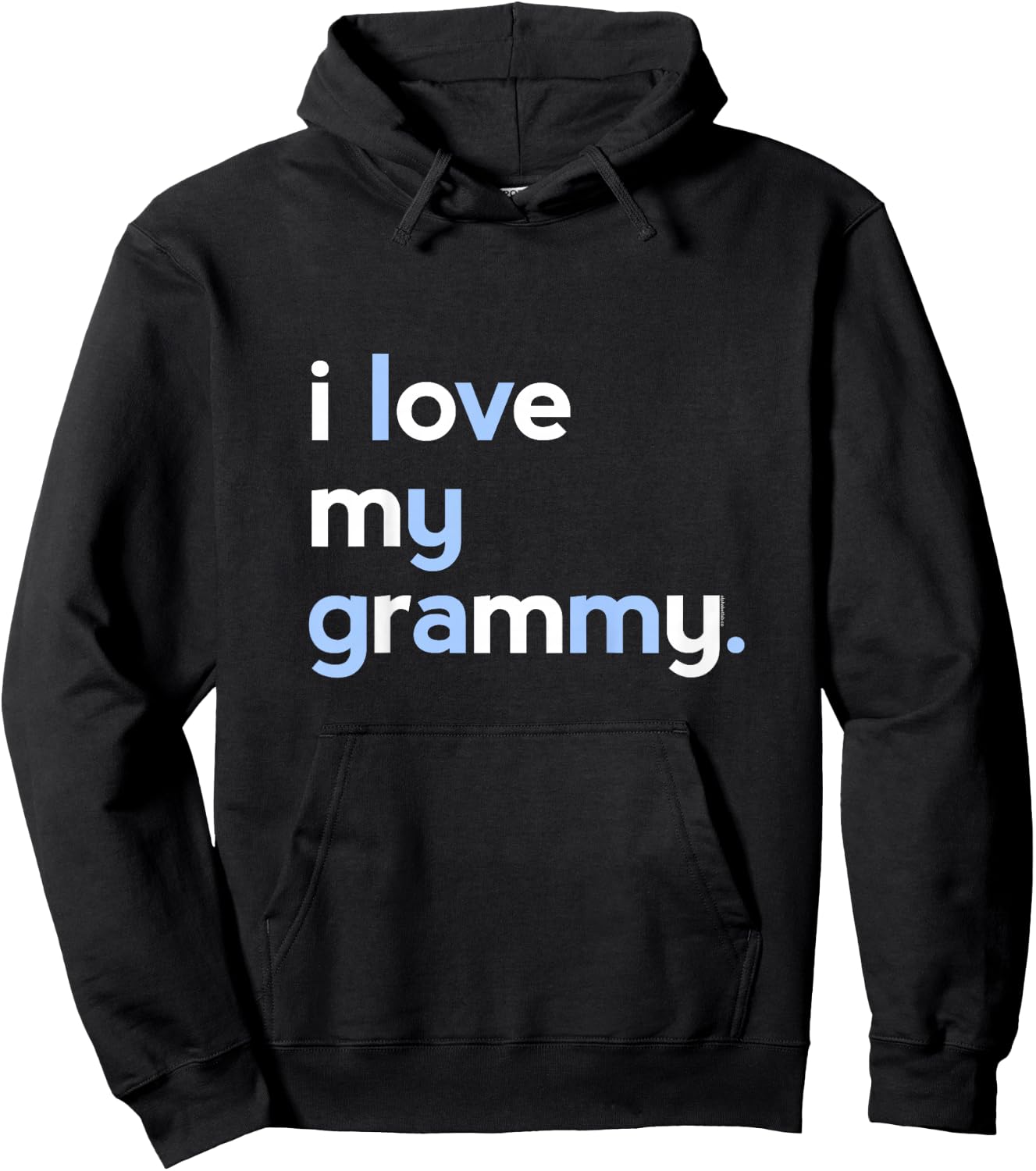 I Love My Grammy Shirt for Boys | Grandma Mothers Day Hoodie - Hoodie | Black
