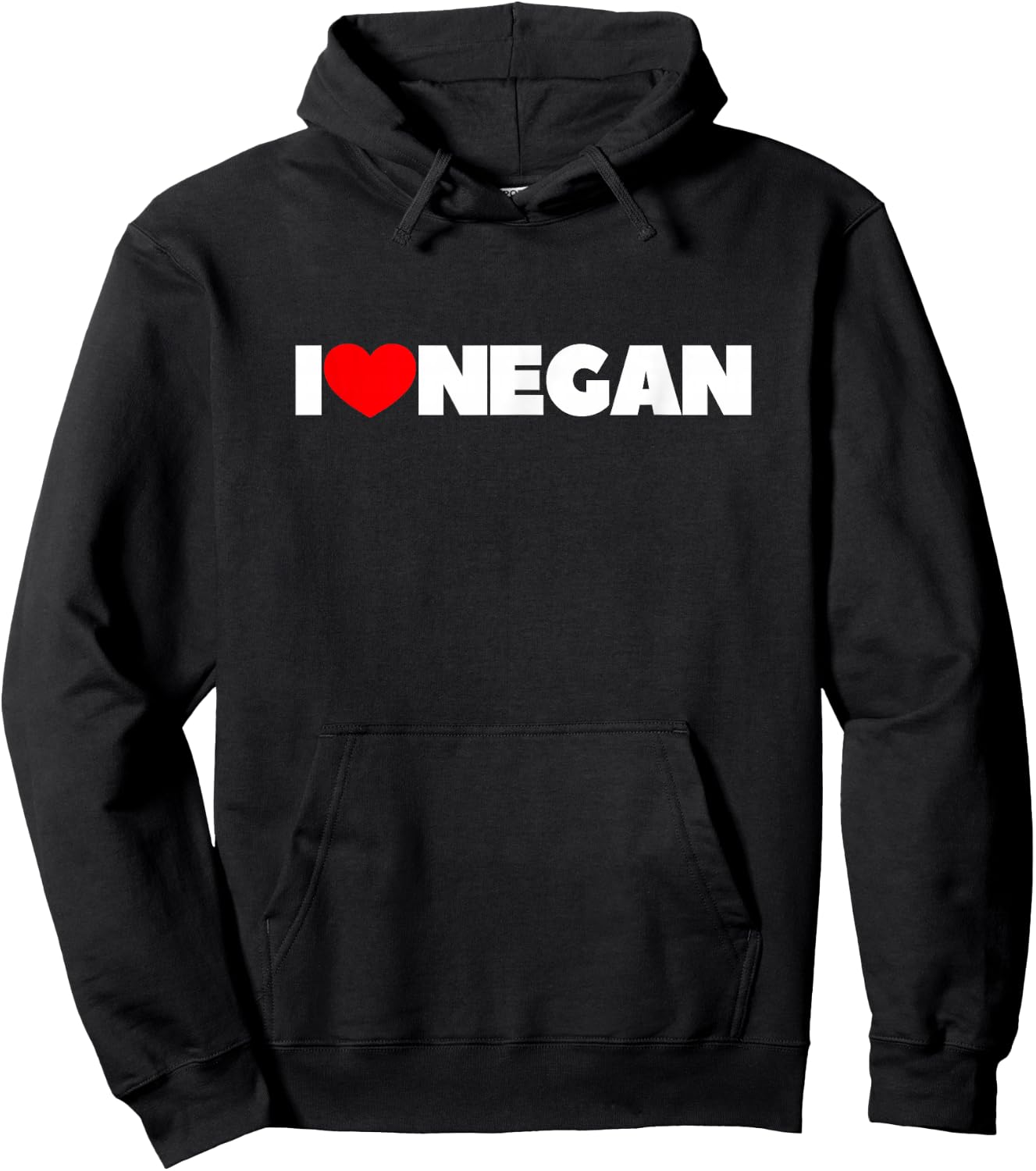 I Love Negan Hoodie - Hoodie | Black