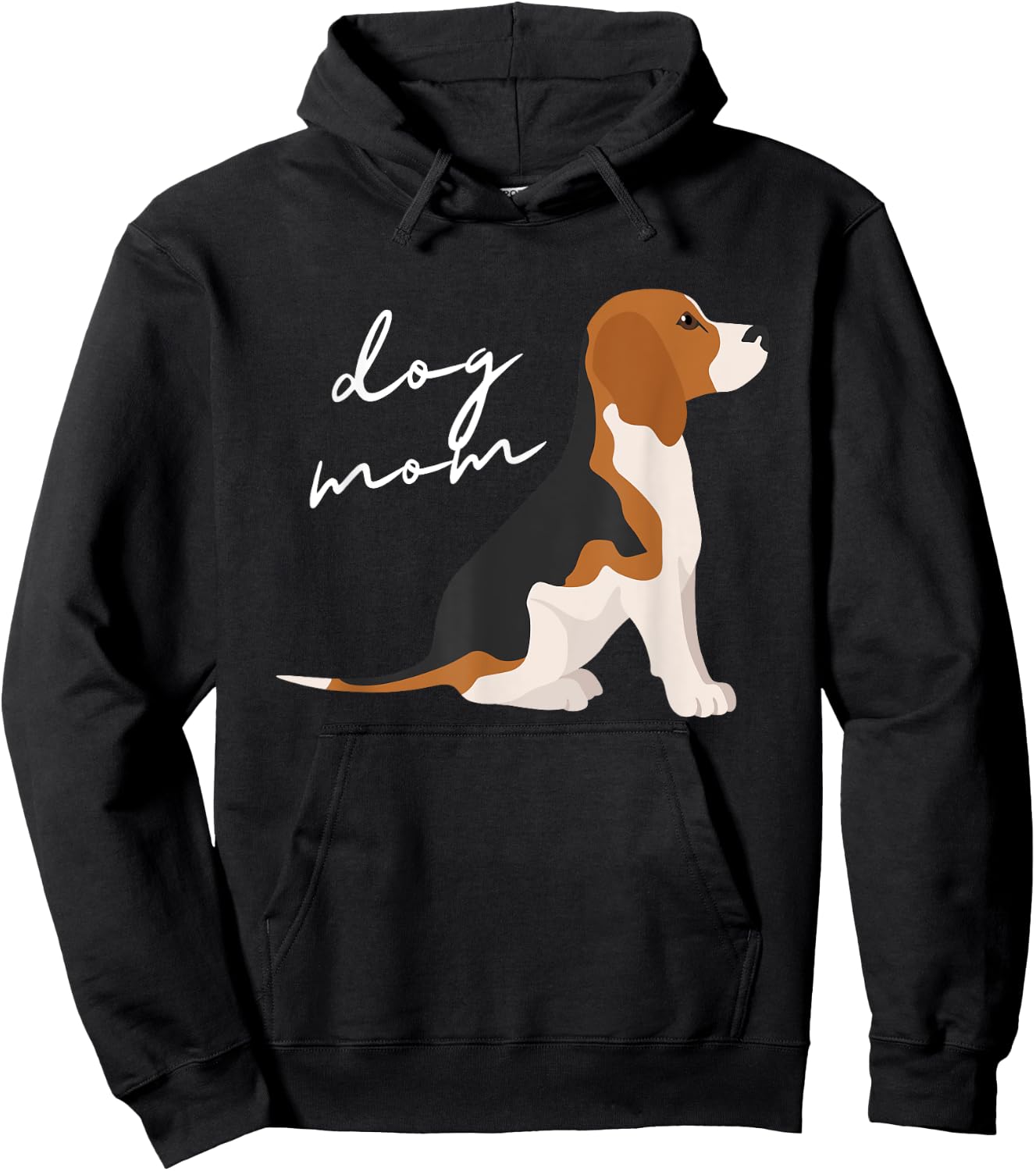 Beagle Dog Mom Woman Hoodie - Hoodie | Black