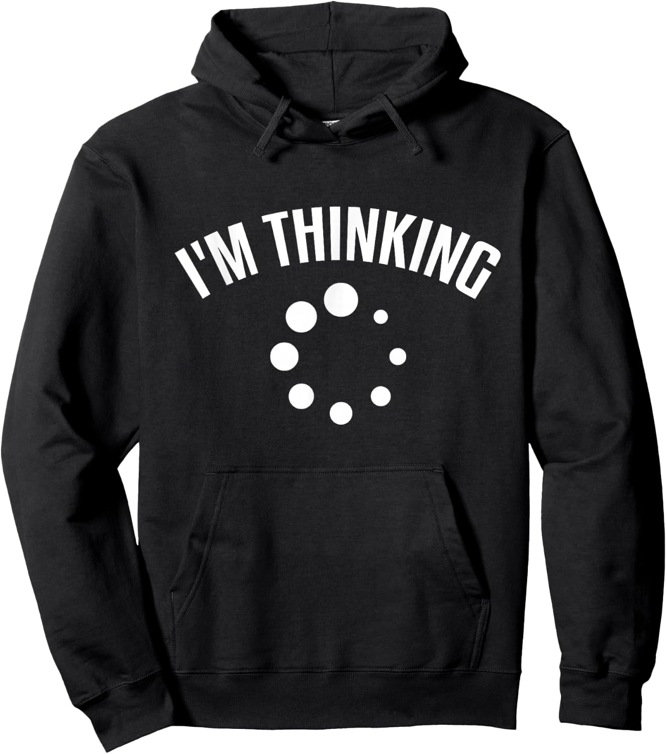 Computer Geek I'm Thinking Funny Programmer Hoodie - Hoodie | Black