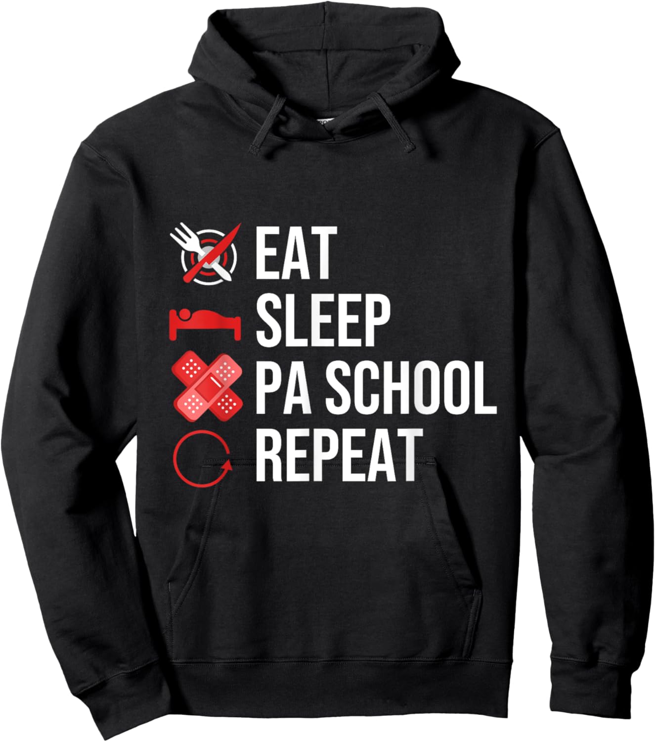 PHYSICIAN ASSISTANT GIFT: PA School Hoodie - Hoodie | Black
