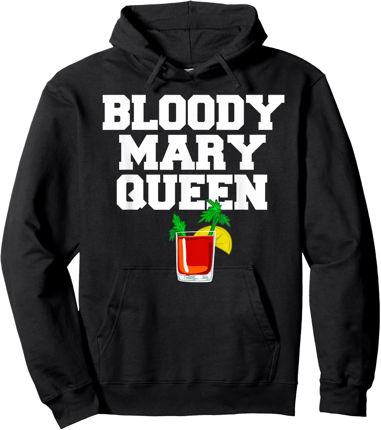 Bloody Mary Queen funny Bloody Mary Brunch Hoodie - Hoodie | Black