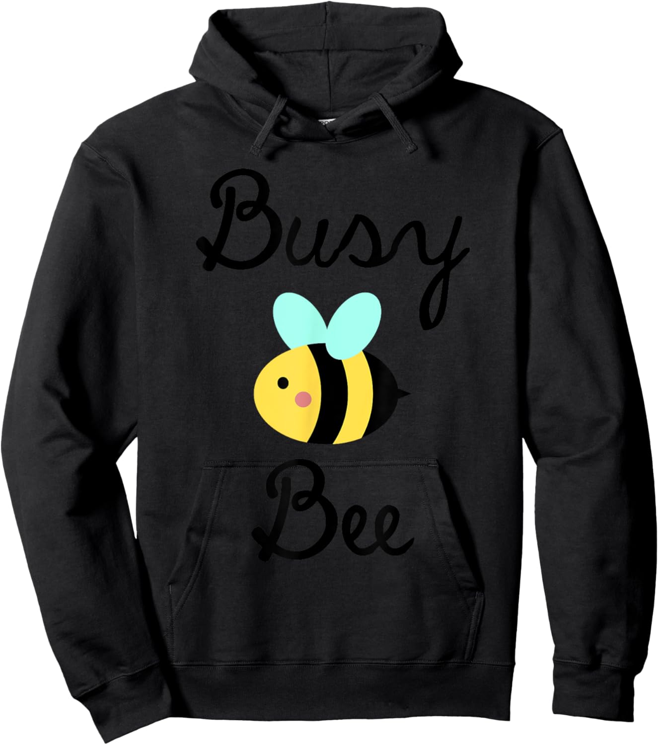Busy Bee Cute Honey Bee Hoodie - Hoodie | Black