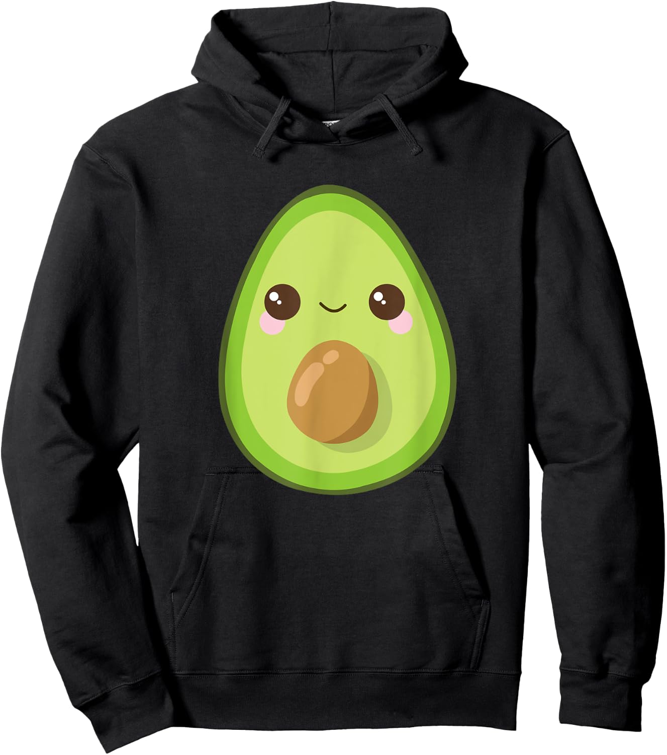 Dabbing Avocado Shirt Funny Vegan Food Lover Kids Women Hoodie - Hoodie | Black
