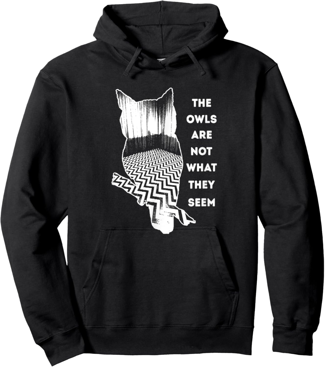 The owls are not what they seem Hoodie - Hoodie | Black