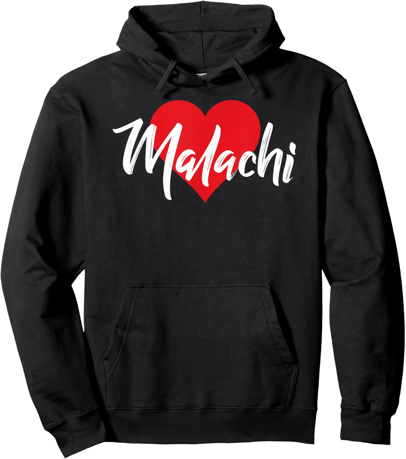 I Love Malachi First Name I Heart Named Hoodie - Hoodie | Black