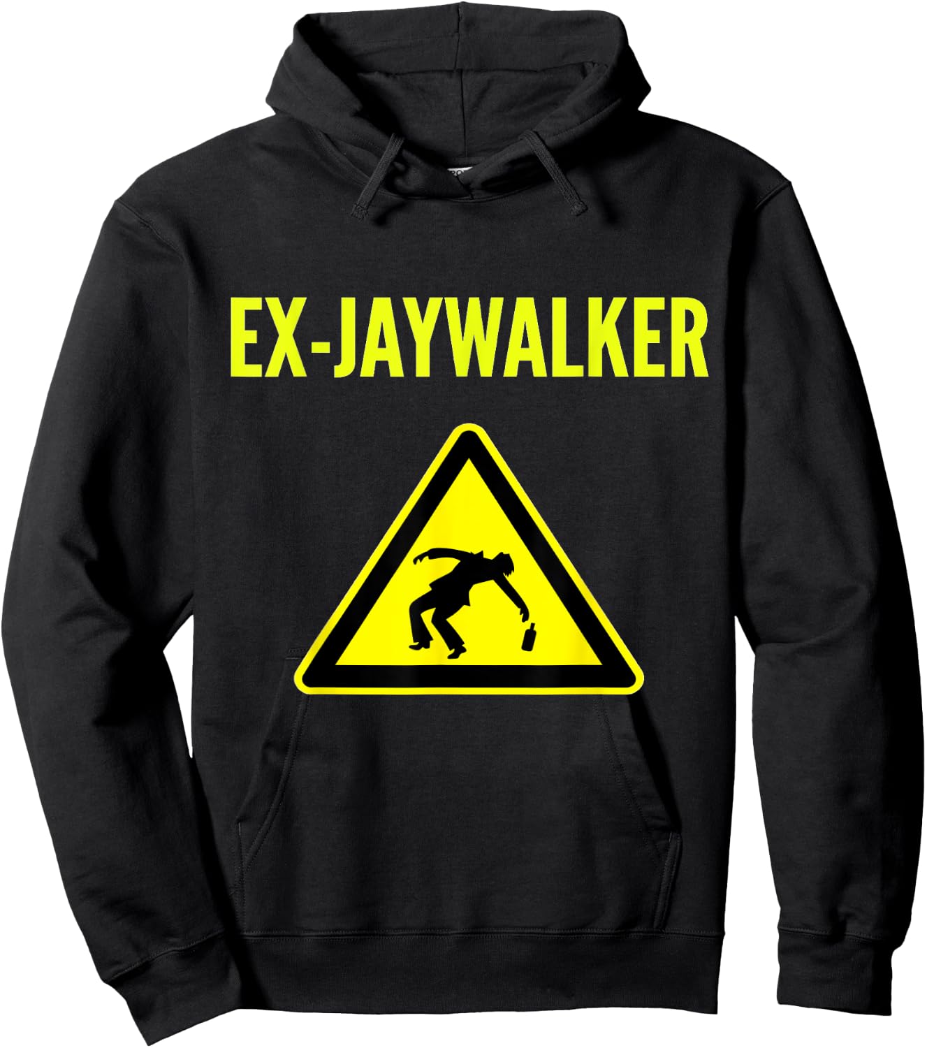 The Jaywalker Ex- Alcoholic AA NA Sobriety Hoodie - Hoodie | Black