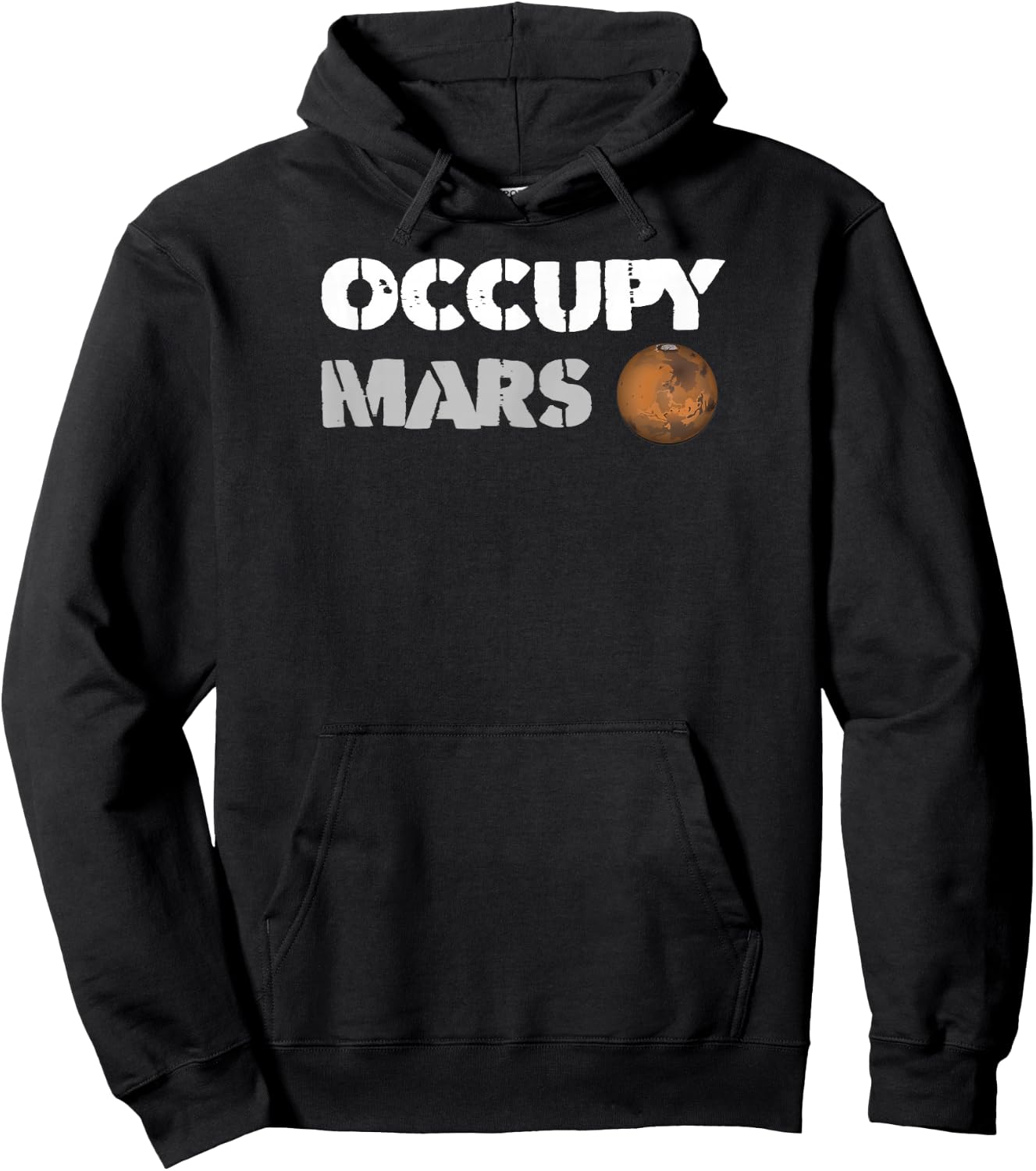 Occupy Mars Replica Science Space Nerd Genius Hoodie - Hoodie | Black
