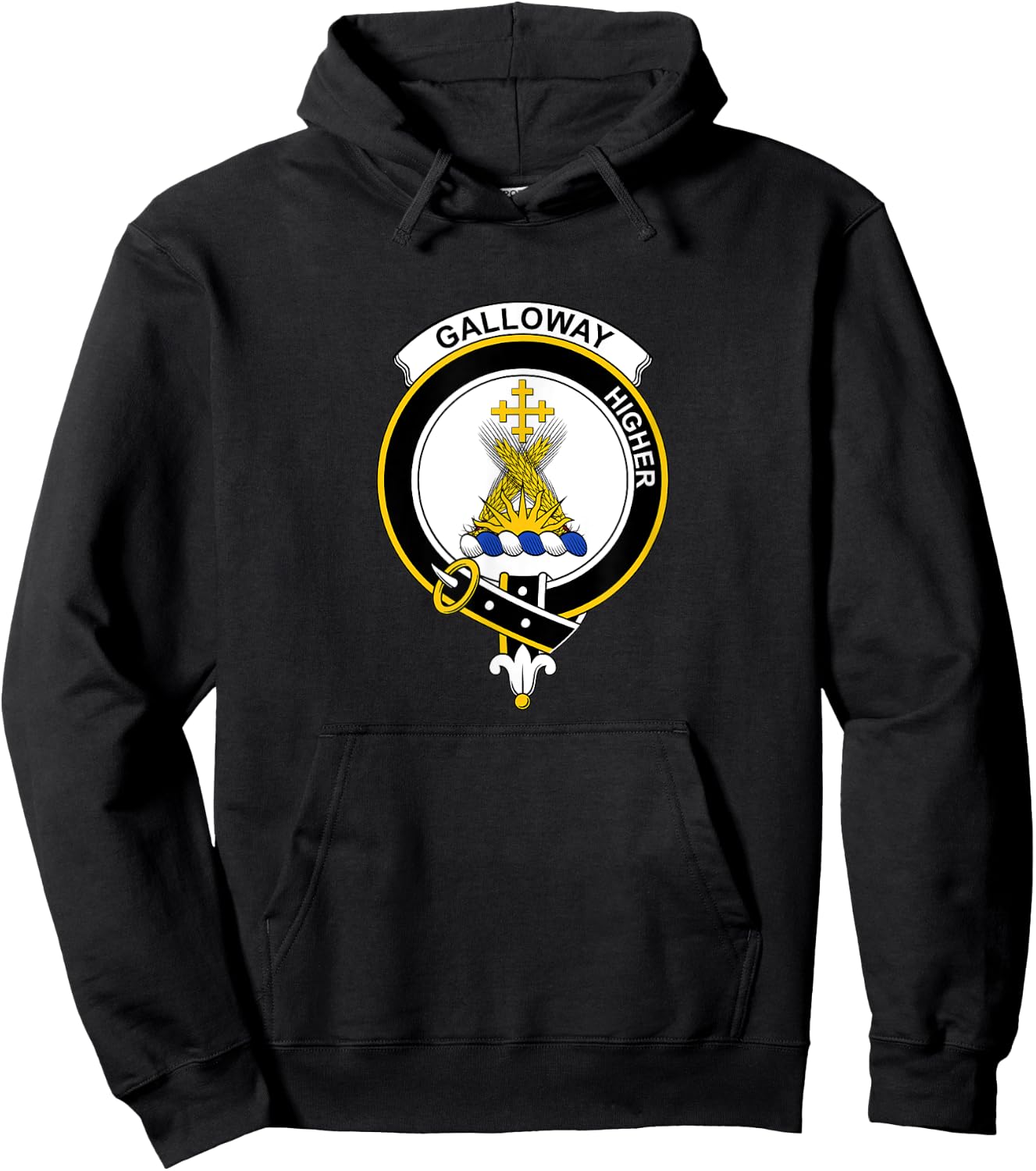 Galloway Coat of Arms - Family Crest Hoodie - Hoodie | Black