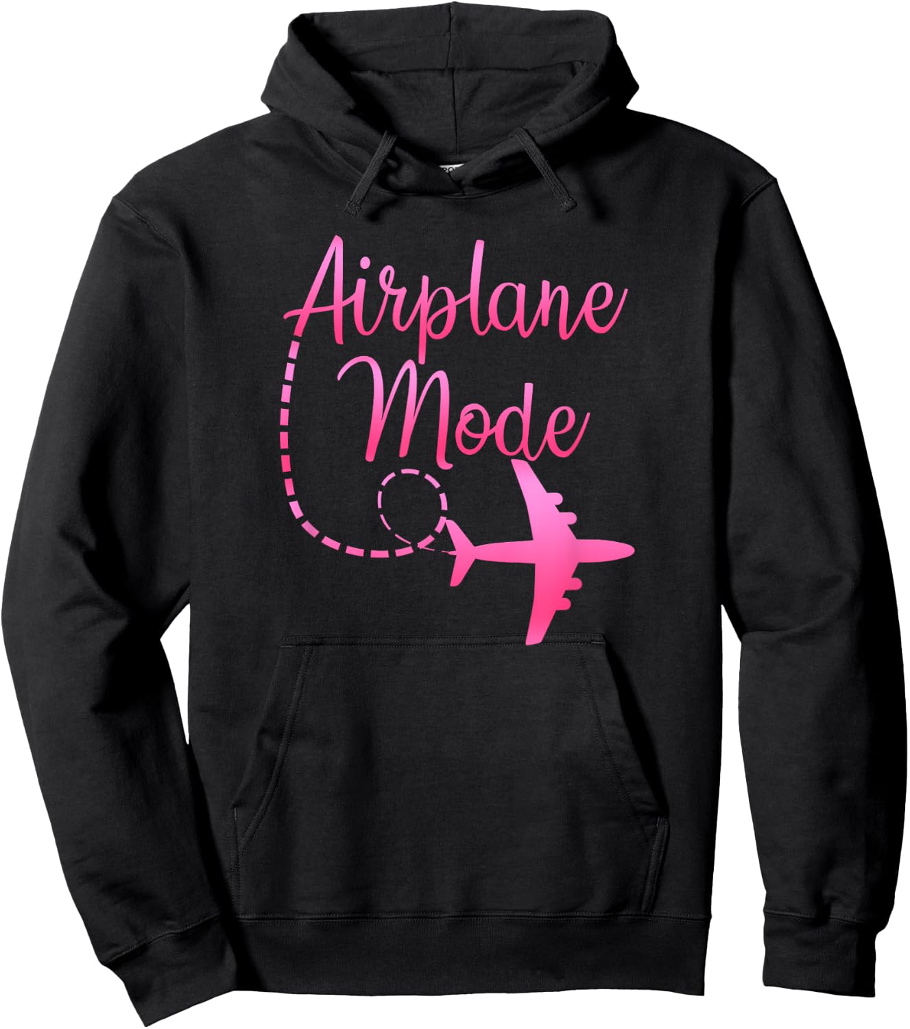 Airplane Mode Traveling Vacation For Girls & Hoodie - Hoodie | Black