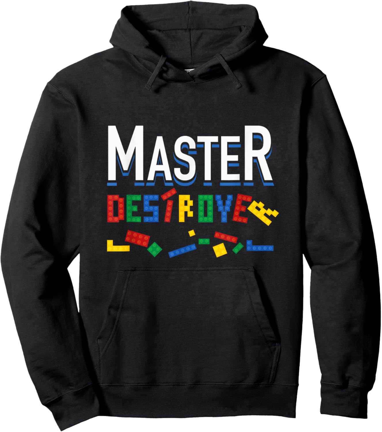 Master Destroyer Cool Building Blocks Toy Brick Builder Gift Hoodie - Hoodie | Black