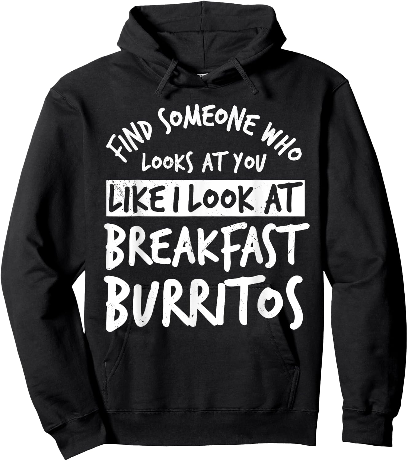 Burritos Breakfast Mexican Dish Lover Hoodie - Hoodie | Black