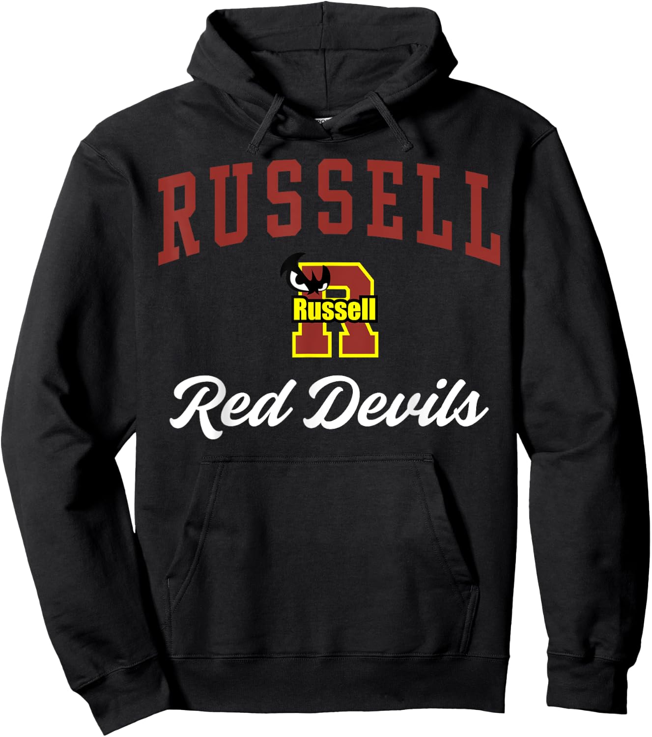 Russell High School Red Devils C3 Hoodie - Hoodie | Black