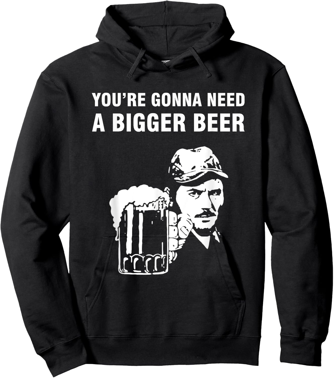 You're gonna need a bigger beer Hoodie - Hoodie | Black