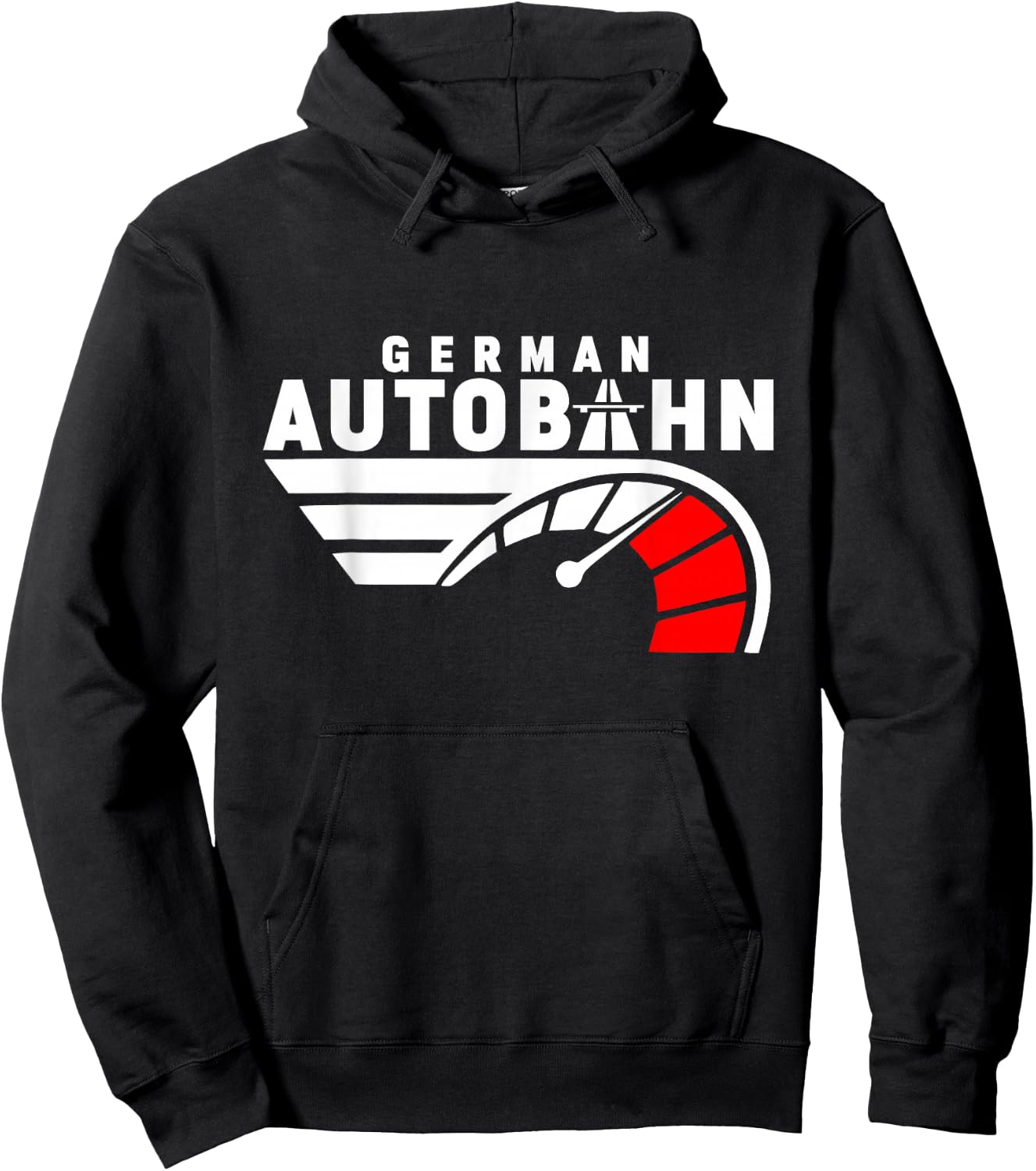 German Autobahn Highway No Speed Limit Racing Hoodie - Hoodie | Black