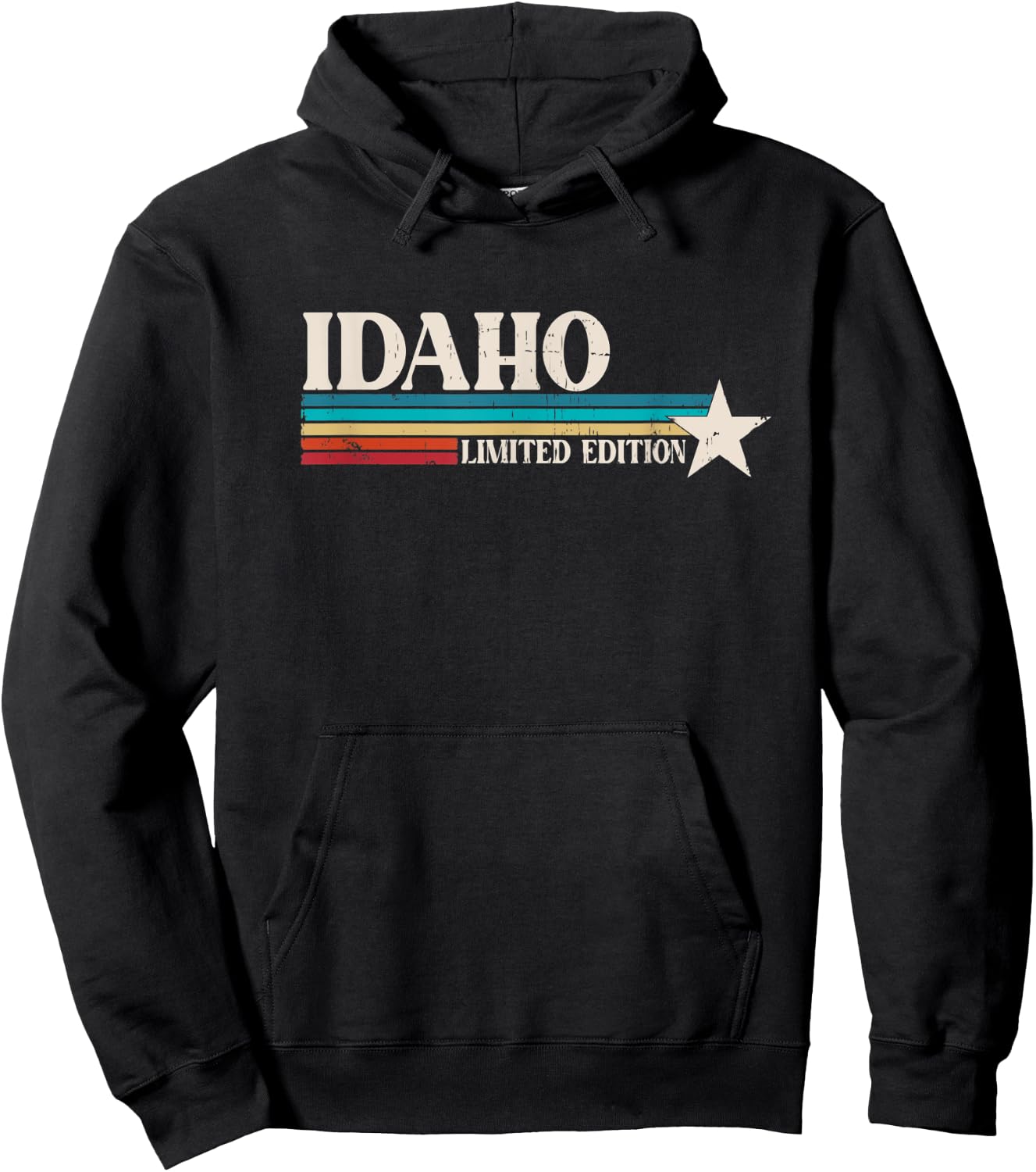 Idaho Retro Hoodie - Hoodie | Black