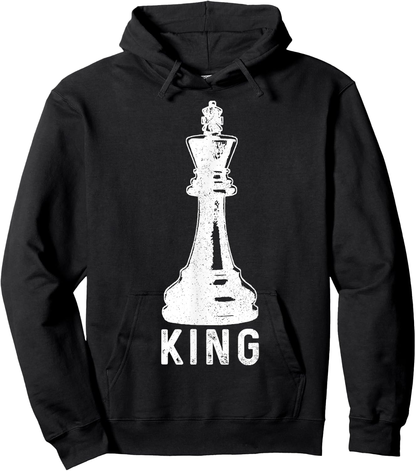 Chess Player King Vintage Halloween Costume Chess Master Hoodie - Hoodie | Black