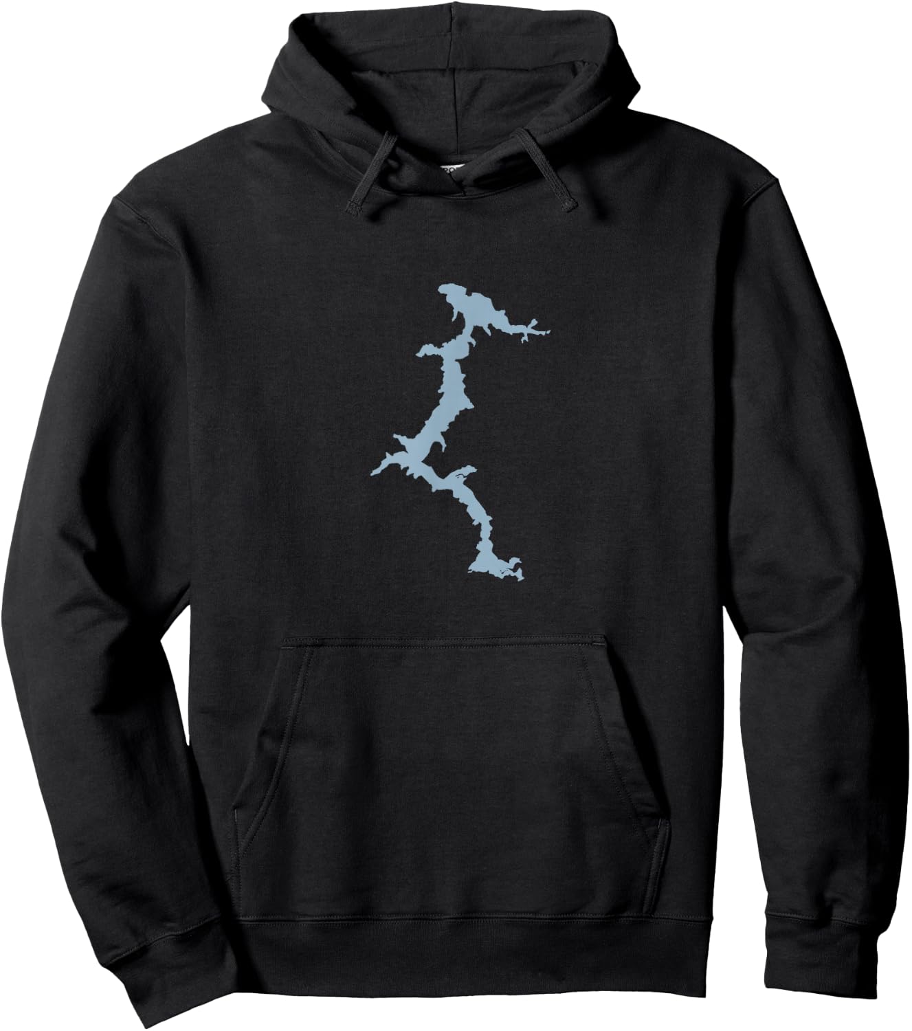 Lake Coeur d'Alene - Blue Hoodie - Hoodie | Black