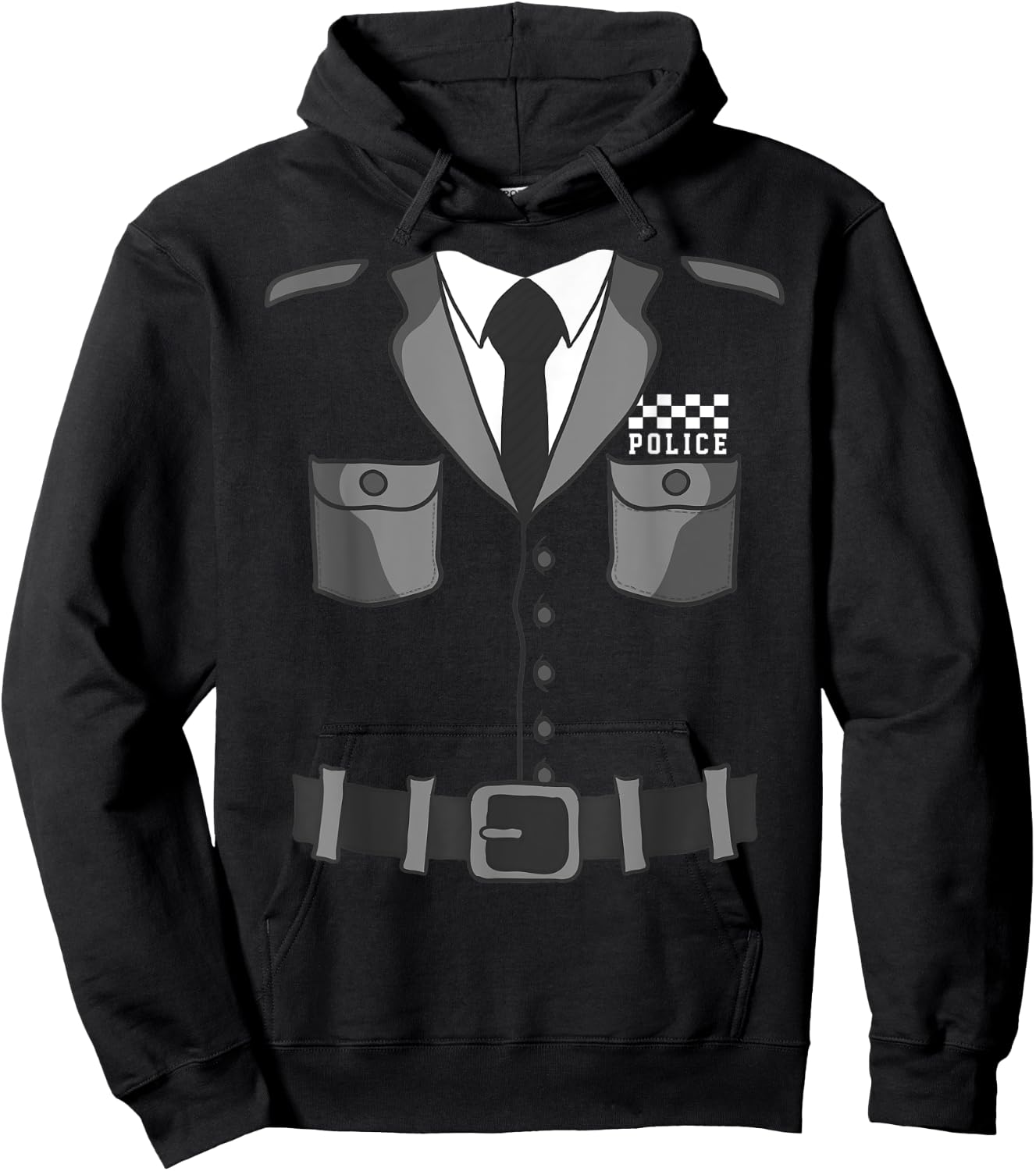 British Police Officer Costume Policeman Bobby Copper Hoodie - Hoodie | Black