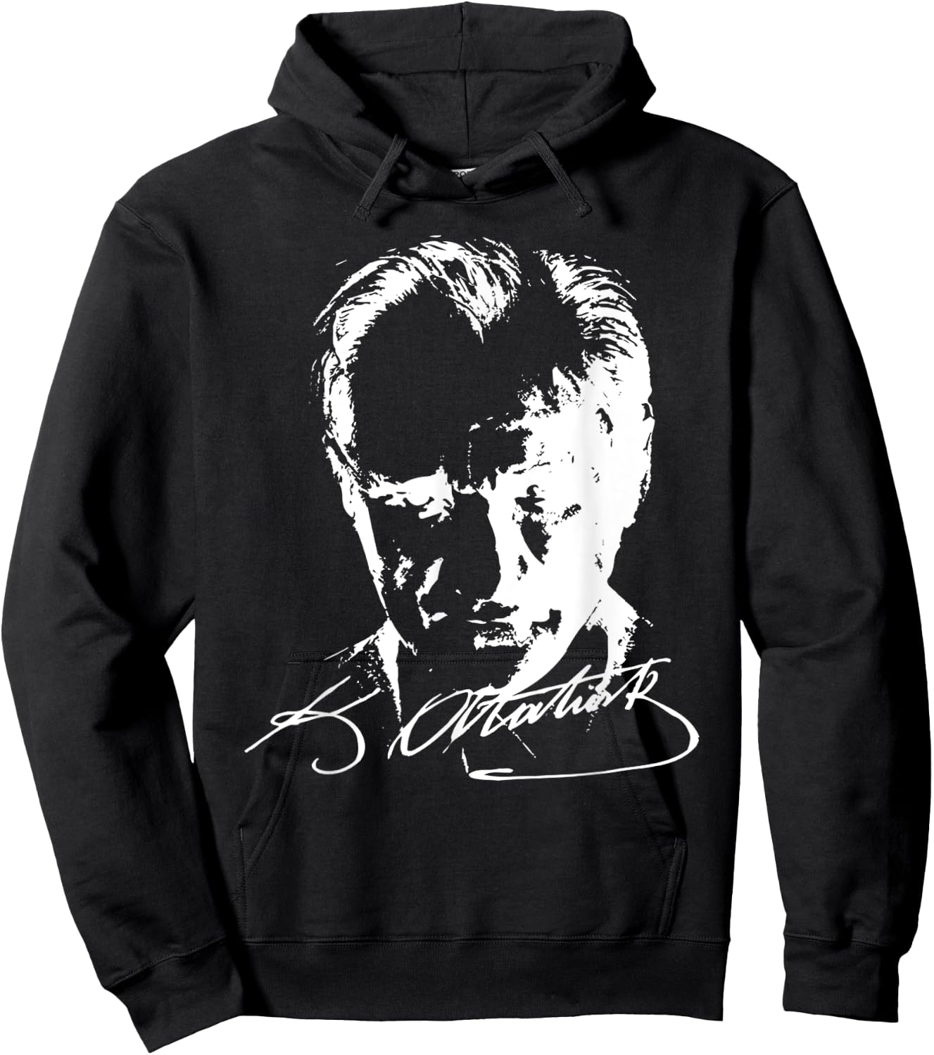 Mustafa Kemal Ataturk - Father of Turkey Hoodie - Hoodie | Black