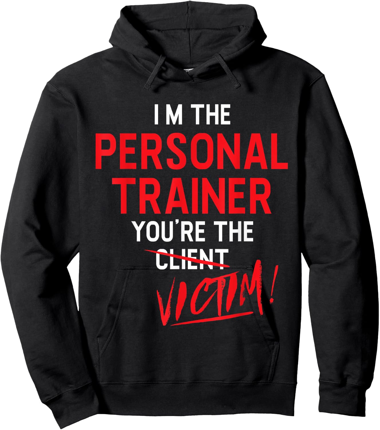 Fitness Trainer Gift Gym Workout Personal Trainer Hoodie - Hoodie | Black