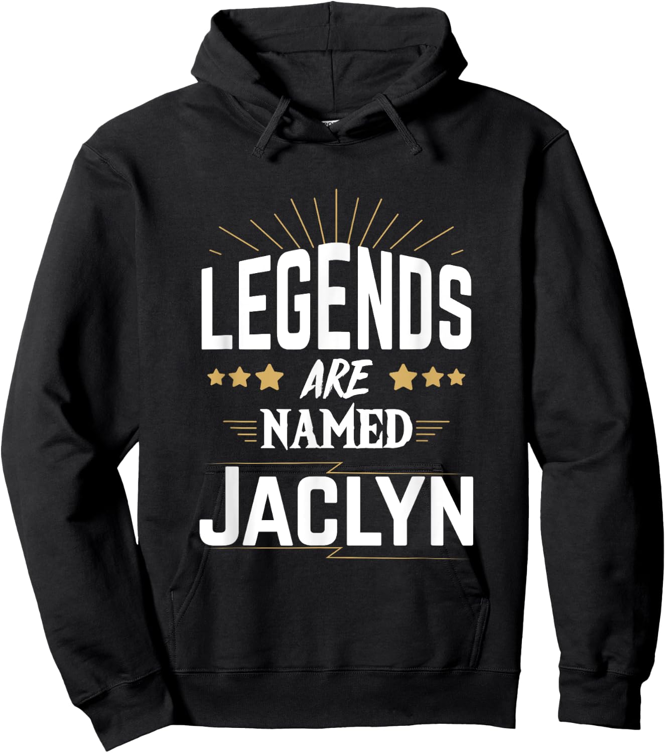 Legends Are Named Jaclyn Hoodie - Hoodie | Black