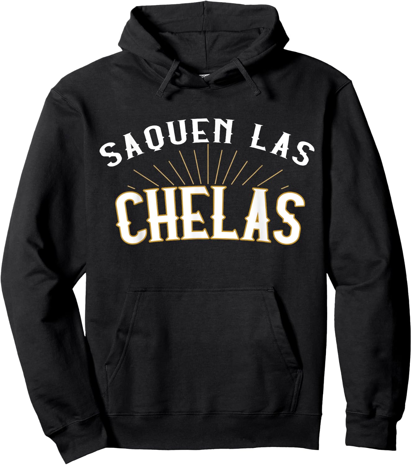 Order beer in Spanish Saquen las chelas cerveza beer Hoodie - Hoodie | Black