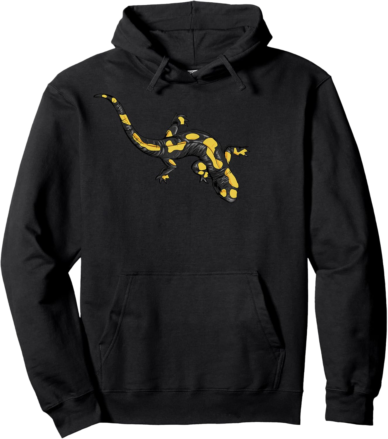 Drawing of fire salamander Hoodie - Hoodie | Black