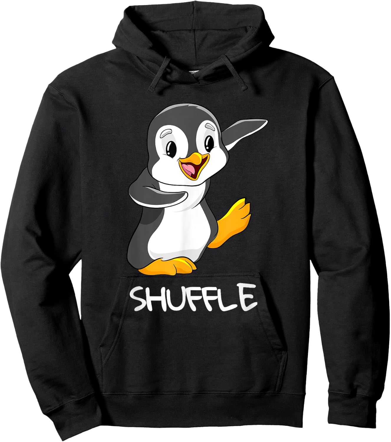 Shuffle dancing penguin Shirt Shuffle Dance Music Techno Hoodie - Hoodie | Black
