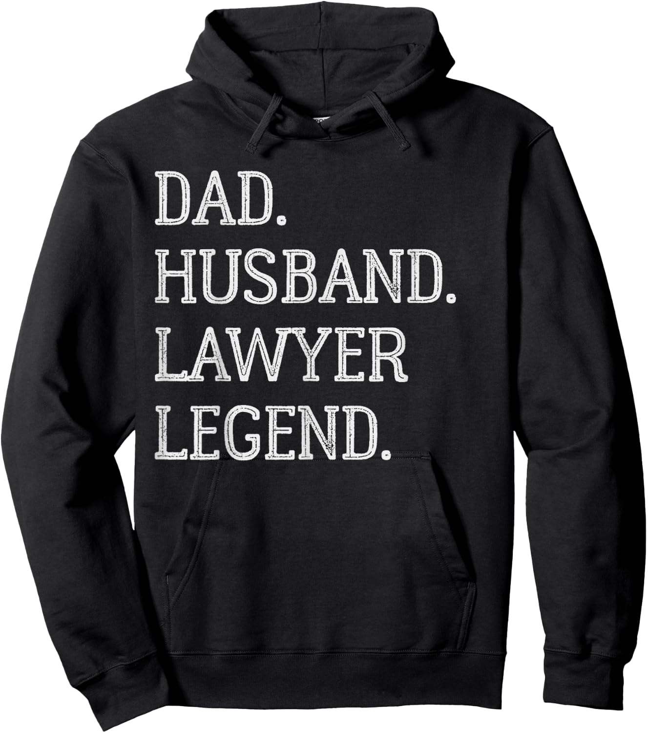 Dad Husband Lawyer Legend Lawyer Dad Hoodie - Hoodie | Black