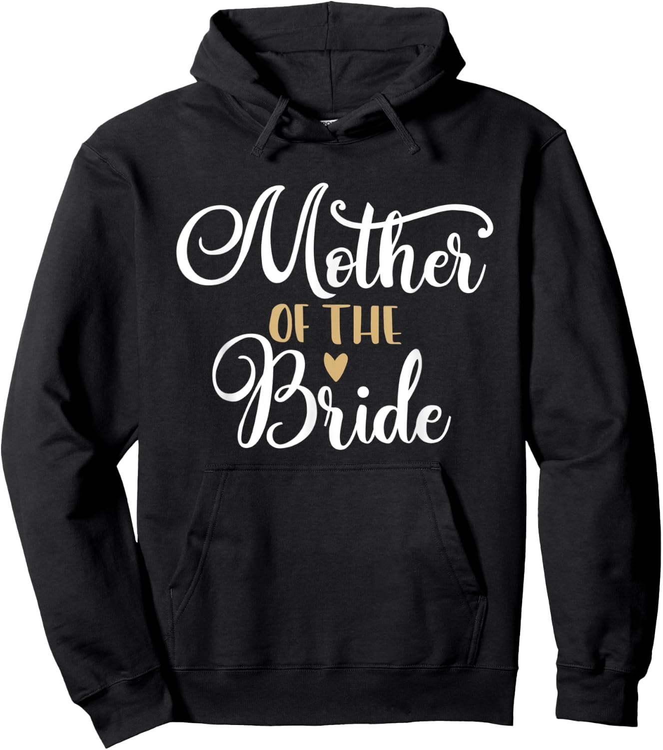 Mother of the Bride Mom Bridal Shower Bachelorette Party Hoodie - Hoodie | Black