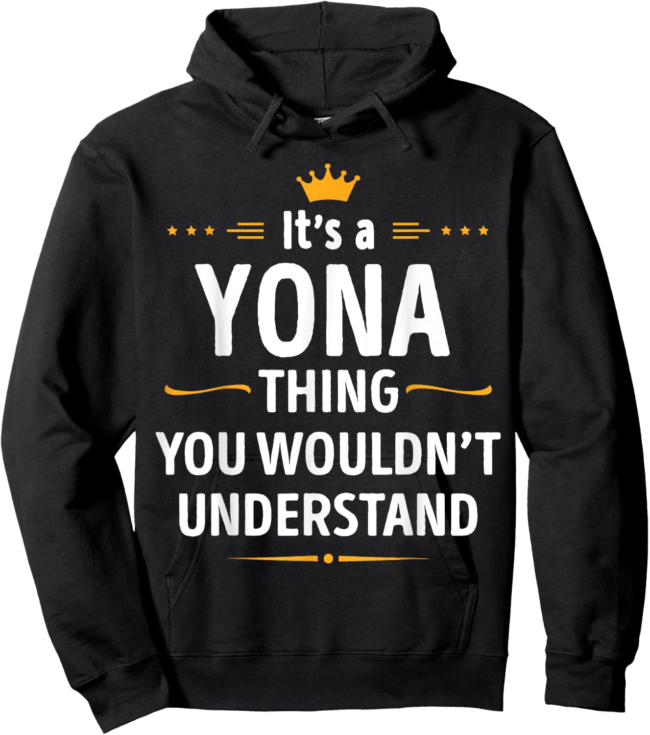 Inked Creation - Its a YONA Thing You Wouldn't Understand Hoodie - Hoodie | Black